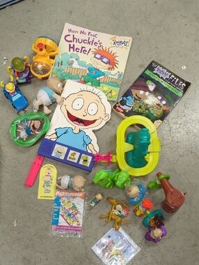 huge Nickelodeon Rugrats vintage toy bundle